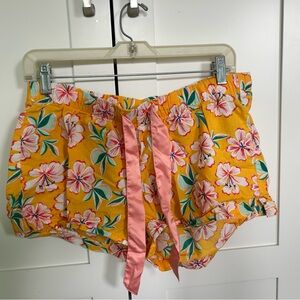 Old Navy Yellow and Pink Pajama Shorts